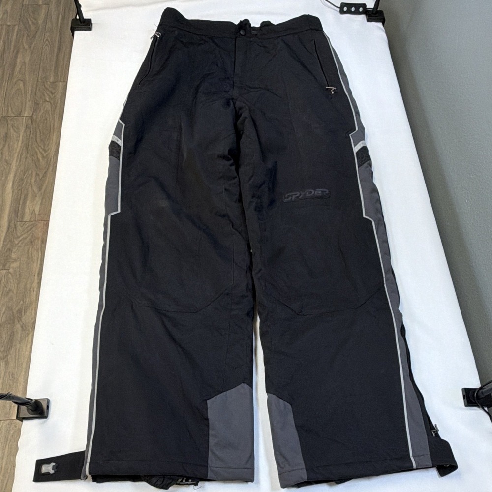 Spyder Dermizax-EV Mens Insulated Snow Pants Black Gray Ski 56 Regular 09399